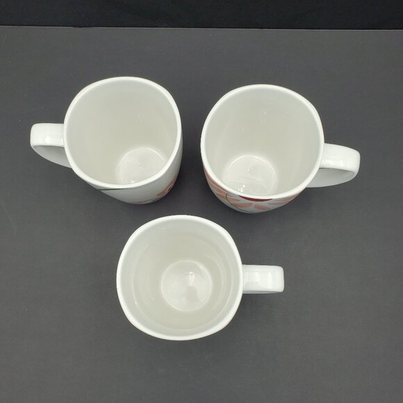 Corelle Pretty Pink Mugs Corning Pink Flower Porcelain Mugs - Picture 3 of 8